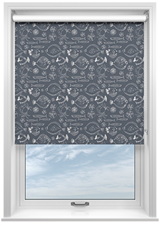 Under the Sea, Deep Blue - Roller Blind